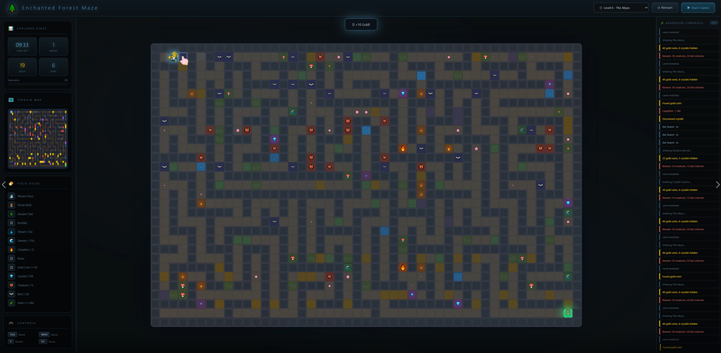 Maze Game Interface